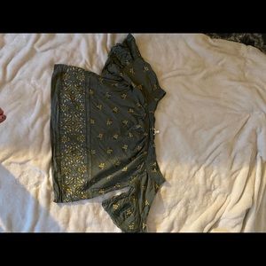 Off the shoulder shirt